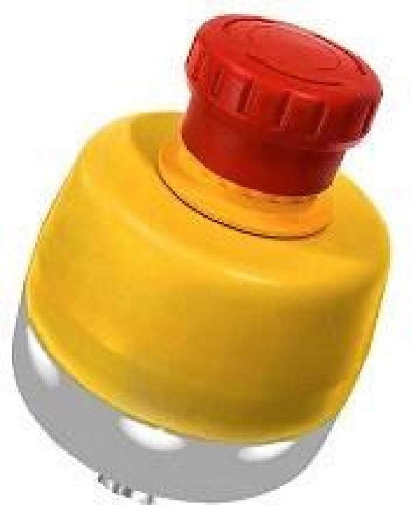 ARDEBO.de Bernstein SEU-4/0/2-P86-C Not-Halt Taster, leuchtend, gelb rot (6075689168)