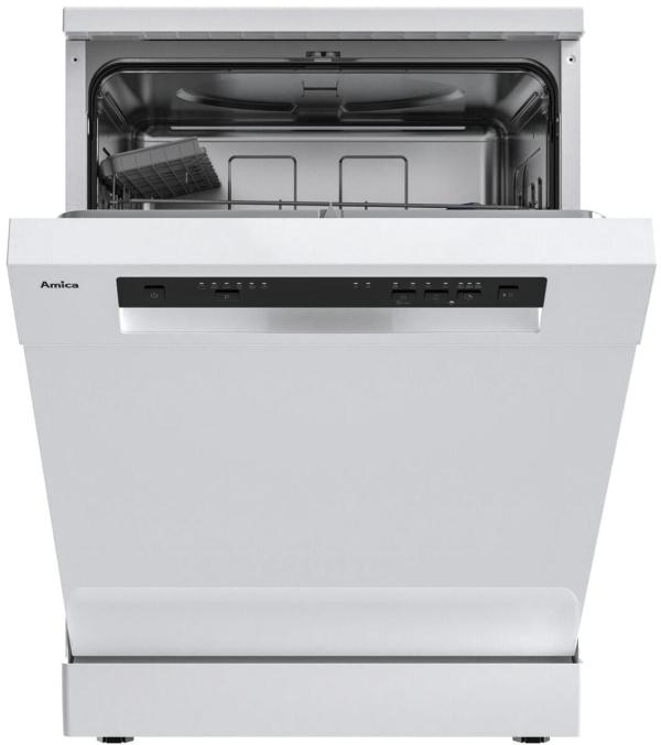 Amica GSP 543 912 W Stand-Geschirrspüler, 60 cm breit, 14 Maßgedecke, Aquastopp, 6 Programme, OpenDry, weiß (1195099)