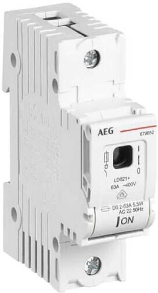 ARDEBO.de AEG Sicherungs-Lasttrennschalter, 1x63A, D02, weiß (LD021+)