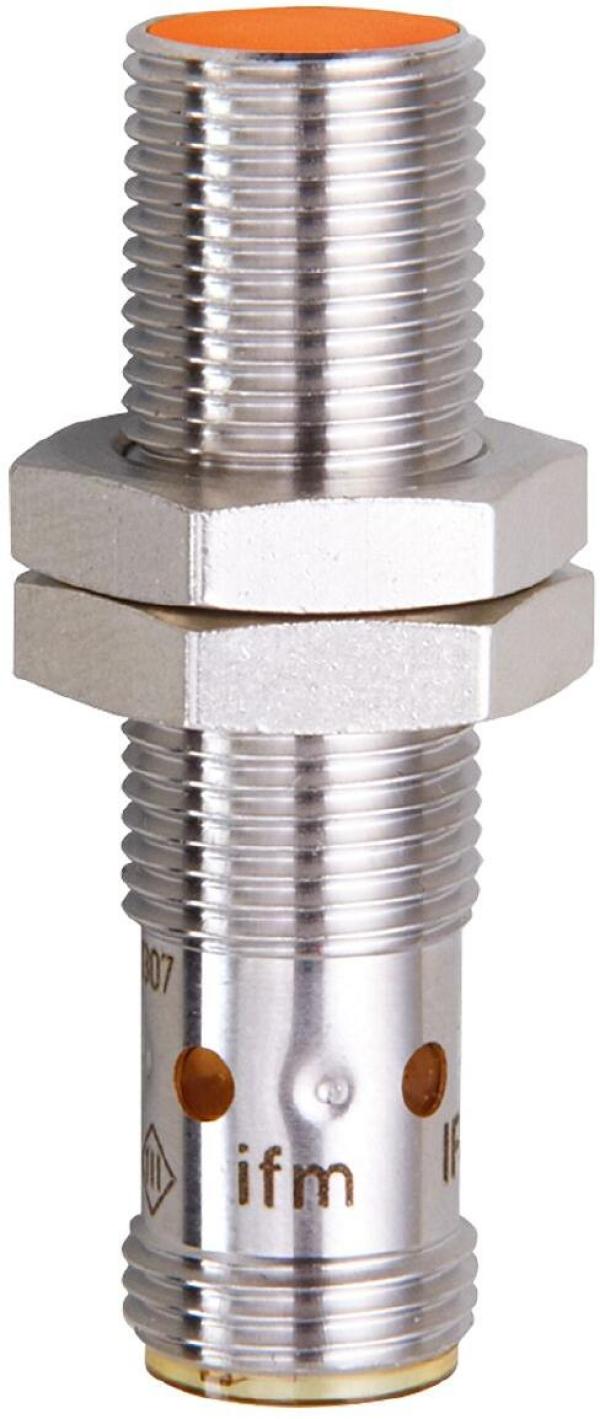 ARDEBO.de ifm IFS204 Induktiver Sensor, PNP, 10..30VDC, 100mA, M12x1, Länge 45mm, IP57