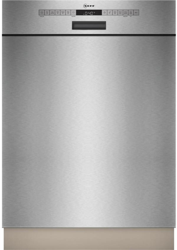 ARDEBO.de Neff S125EBS16E N50 Unterbau-Geschirrspüler, 60 cm breit, 13 Maßgedecke, AquaStop, Kindersicherung, HomeConnect, Gebürsteter Edelstahl