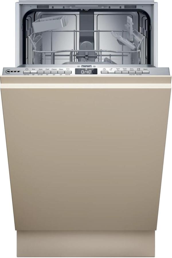 ARDEBO.de Neff S853HKX20E N30 Vollintegrierter Geschirrspüler, 45 cm breit, 10 Maßgedecke, AquaStop, Info Light, HomeConnect