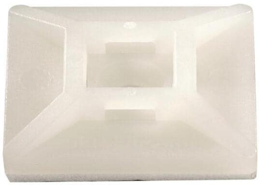 ARDEBO.de HellermannTyton MB4CA-PA66-NA Befestigungssockel zum Kleben, Wmax=5.4mm, Ø 4.2 mm, natur (151-28459)