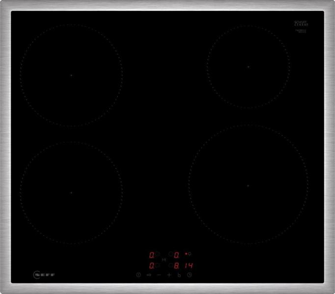 Neff BX36IB0 N30/N50 A+ Backofen-Set mit Induktionskochfeld (B1CCC0AK3 + T46SBE1L0), 60 cm breit, 71 L, 5 Heizarten, Kindersicherung, schwarz
