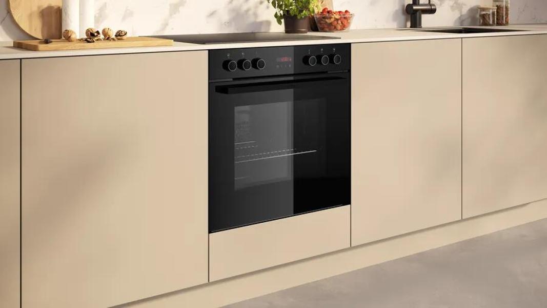 Neff EX4PIB0 N30/N50 A+ Einbauherdset mit Induktionskochfeld (E2CCG6AK4 + M56SBF1L0), 60 cm breit, 71 L, Pyrolyse, Kindersicherung, schwarz