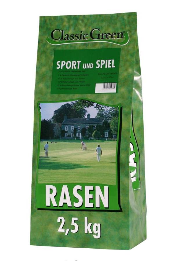 ARDEBO.de Classic Green Rasen Sport & Spiel 2,5 kg