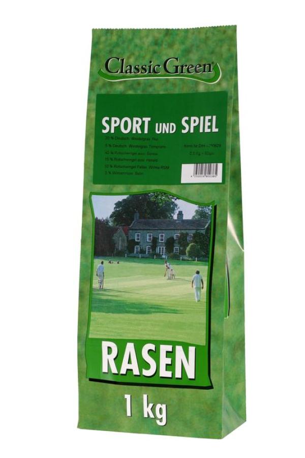 ARDEBO.de Classic Green Rasen Sport & Spiel 1kg