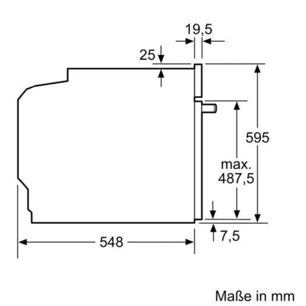 Neff EDX40 N30/N50 Einbauherdset mit Elektrokochfeld (E1CCD2AN3 + M13R42N2), 60 cm breit, 71 L, 7 Heizarten, Edelstahl