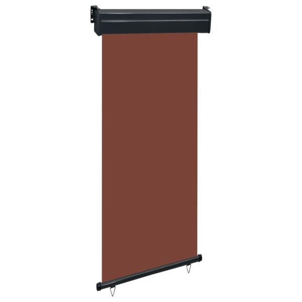 ARDEBO.de - Balkon-Seitenmarkise 85x250 cm Braun
