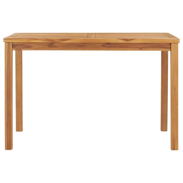 Garten-Esstisch 120x70x77 cm Massivholz Teak