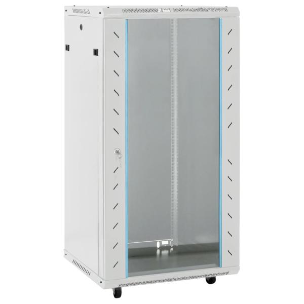 ARDEBO.de - 22U Netzwerkschrank 19" IP20 Grau 60x60x120 cm
