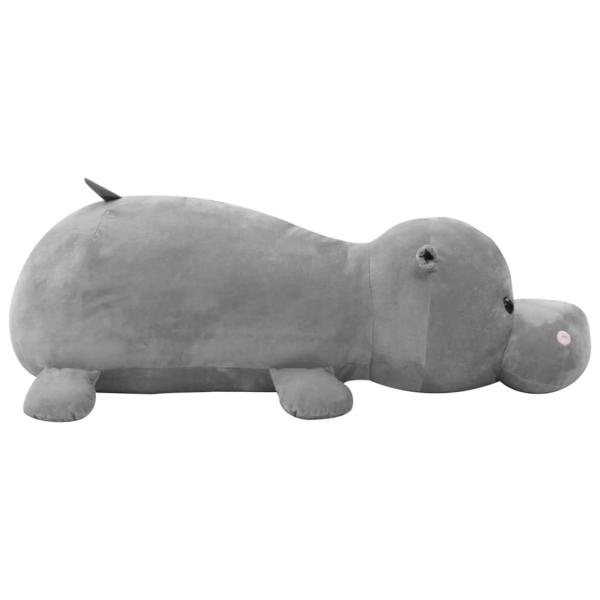 ARDEBO.de - Hippo Kuscheltier Plüsch Grau