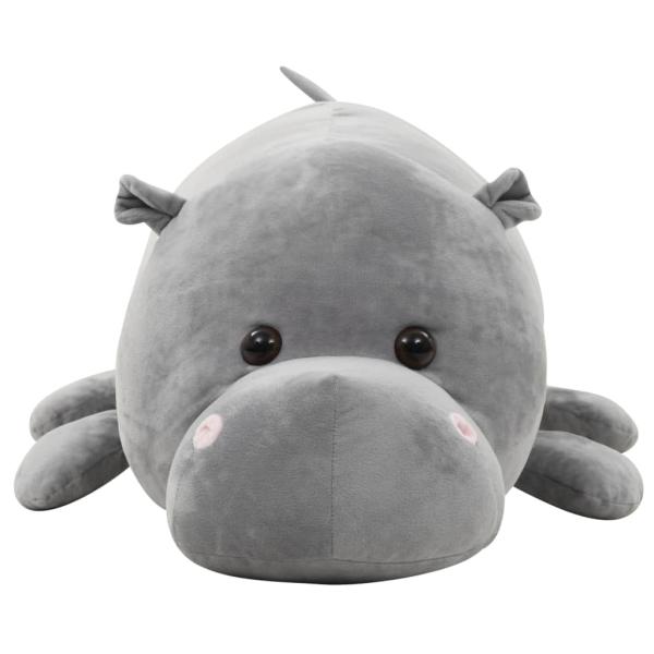Hippo Kuscheltier Plüsch Grau