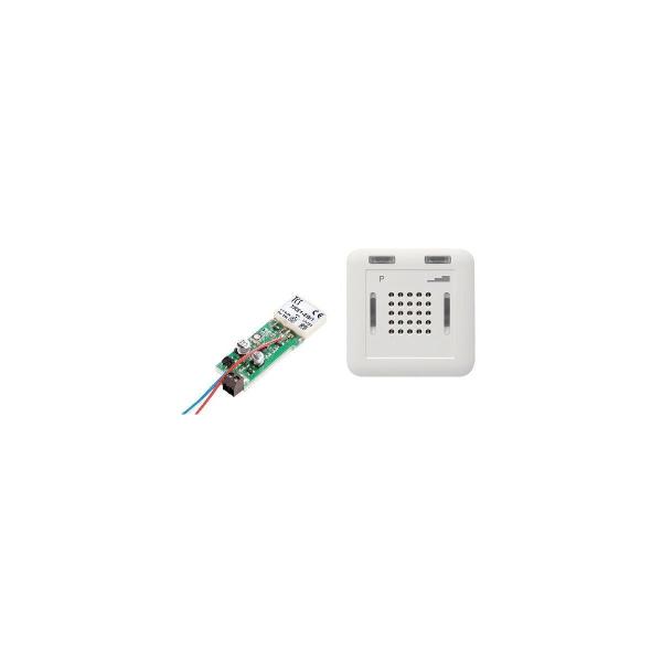 ARDEBO.de TCS FFL3000-0 Funksignalgerät TRE1, Funkgong, Einbau-Sender RTS17E, weiß