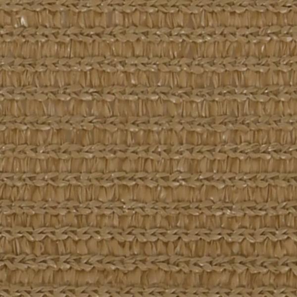 Sonnensegel 160 g/m² Taupe 5x5x5 m HDPE