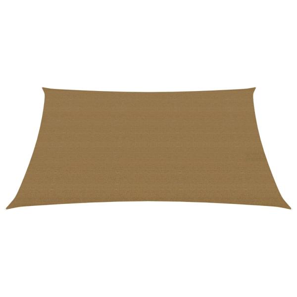 Sonnensegel 160 g/m² Taupe 3x4 m HDPE