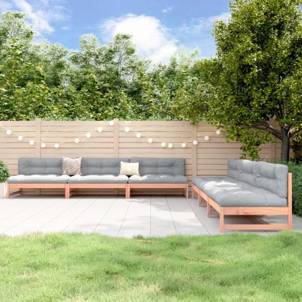 ARDEBO.de - 6-tlg. Garten-Lounge-Set Massivholz Douglasie