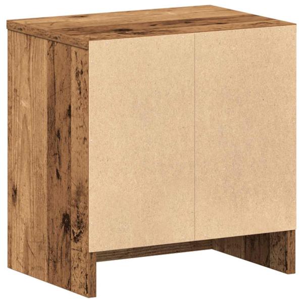 Nachttisch mit Schublade Altholz-Optik 39x28x41 cm