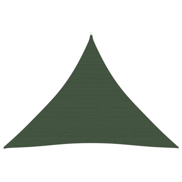 ARDEBO.de - Sonnensegel 160 g/m² Dunkelgrün 3x3x3 m HDPE