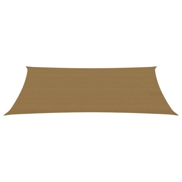 Sonnensegel 160 g/m² Taupe 5x8 m HDPE