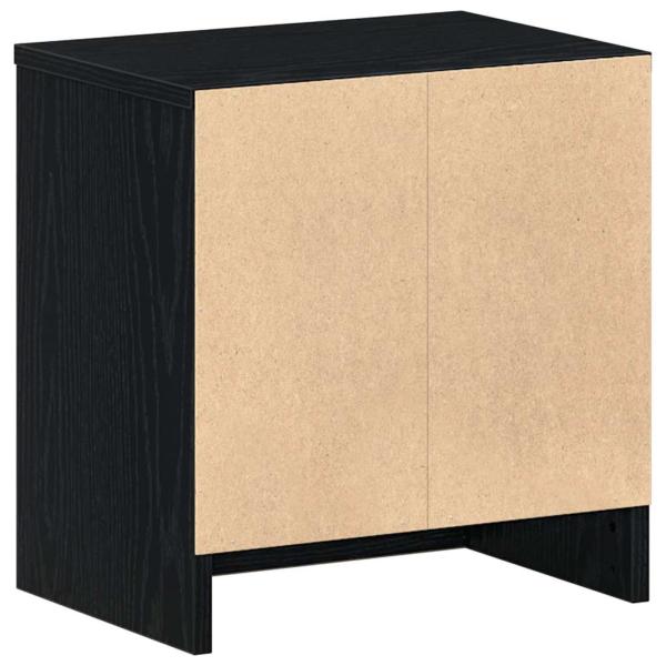 Nachttisch mit Schublade Schwarz 39x28x41 cm