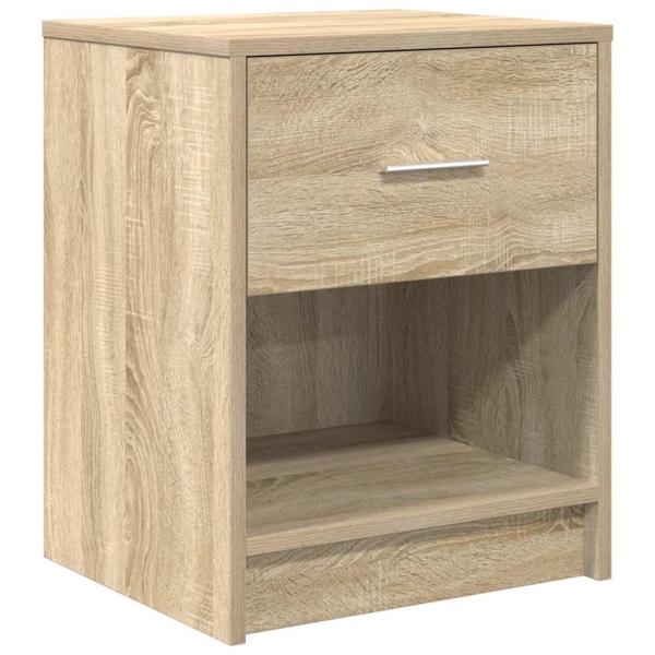 Nachttische 2 Stk. mit Schublade Sonoma-Eiche 40x34x50 cm
