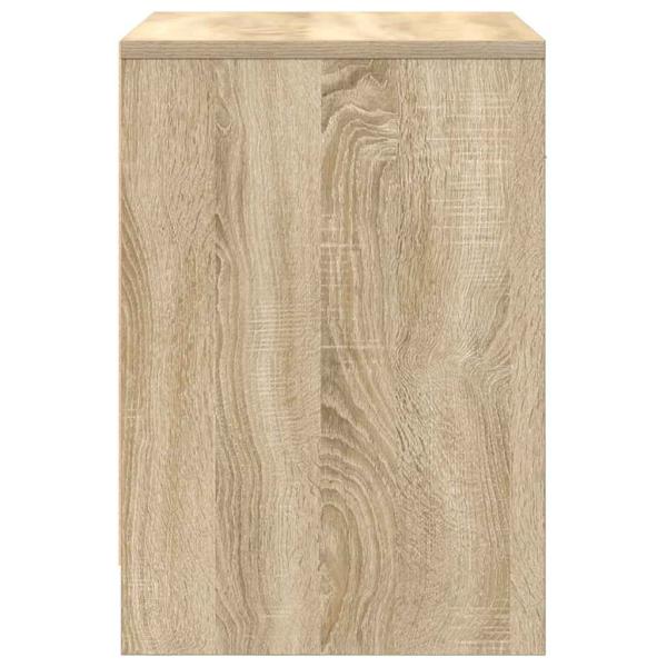 Nachttische 2 Stk. mit Schublade Sonoma-Eiche 40x34x50 cm