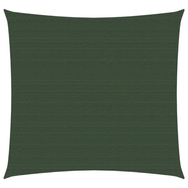 ARDEBO.de - Sonnensegel 160 g/m² Dunkelgrün 6x6 m HDPE