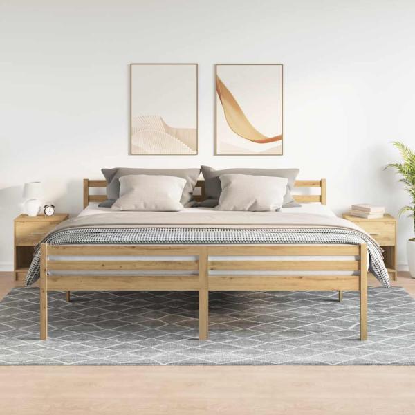 Nachttische 2 Stk. mit Schublade Artisan-Eiche 40x34x50 cm