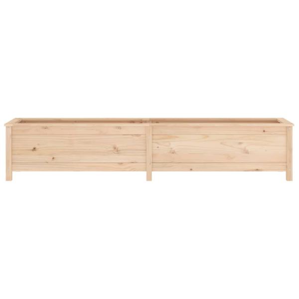 Hochbeet 199,5x40x39 cm Massivholz Kiefer