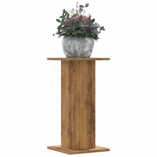 ARDEBO.de - Pflanzenständer 2 Stk. Artisan-Eiche 30x30x60 cm Holzwerkstoff