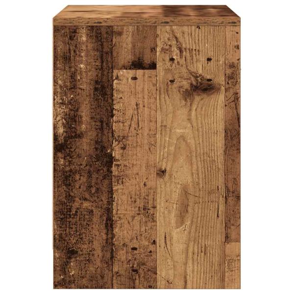 Nachttisch mit Schublade Altholz-Optik 40x34x50 cm