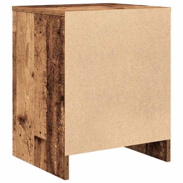 Nachttisch mit Schublade Altholz-Optik 40x34x50 cm
