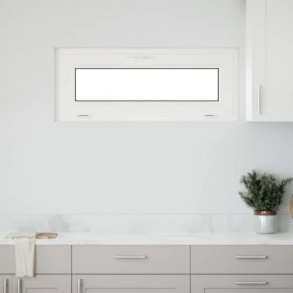 ARDEBO.de - Kellerfenster RISOR 110x40 cm Kipp 2-fach Verglasung Weiß
