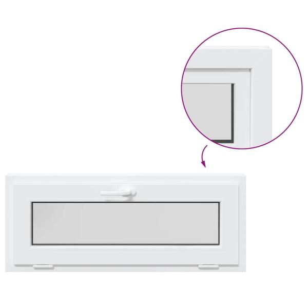 Kellerfenster RISOR 110x40 cm Kipp 2-fach Verglasung Weiß