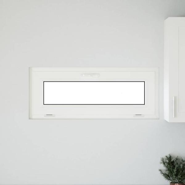 Kellerfenster RISOR 110x40 cm Kipp 2-fach Verglasung Weiß