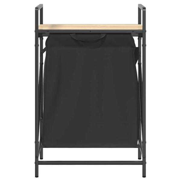 Wäschekorb 1 Fach mit Ablage Sonoma-Eiche