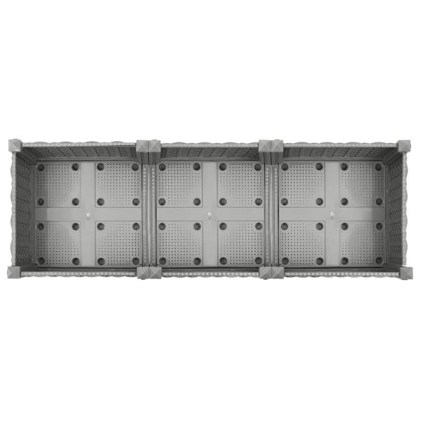 Hochbeet 120x40x71 cm Polypropylen