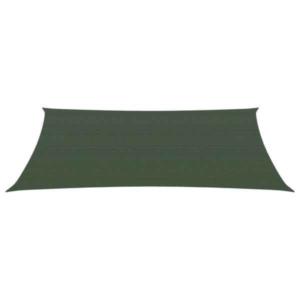 Sonnensegel 160 g/m² Dunkelgrün 2x4 m HDPE