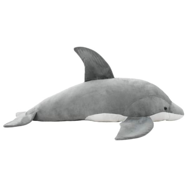 ARDEBO.de - Delfin Kuscheltier Plüsch Grau