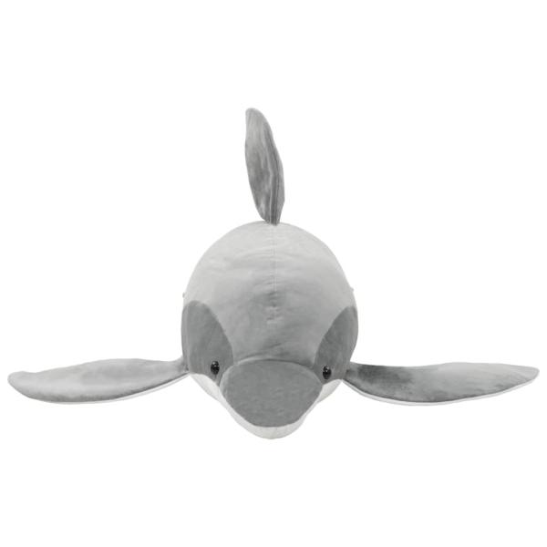 Delfin Kuscheltier Plüsch Grau