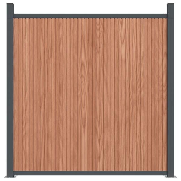 Zaunelement Braun 872x186 cm WPC