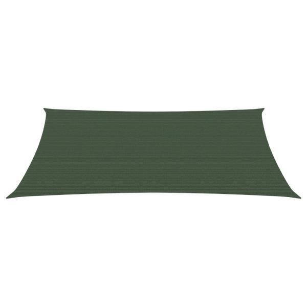 Sonnensegel 160 g/m² Dunkelgrün 3x4 m HDPE
