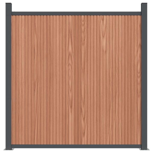 Zaunelement Braun 1045x186 cm WPC