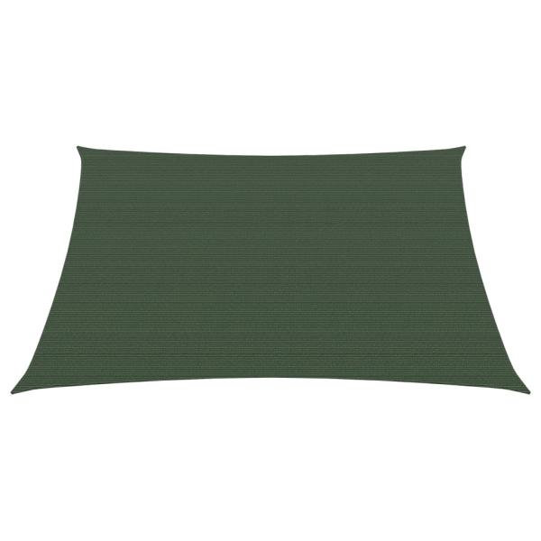 Sonnensegel 160 g/m² Dunkelgrün 3x3 m HDPE
