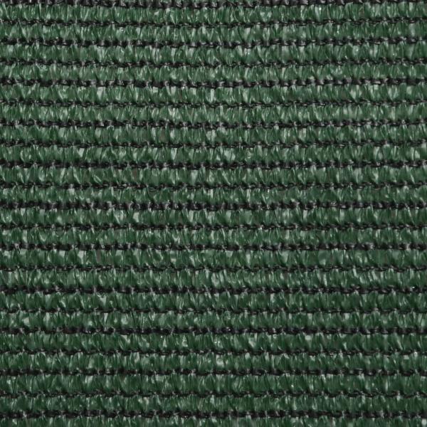 Sonnensegel 160 g/m² Dunkelgrün 3x3 m HDPE