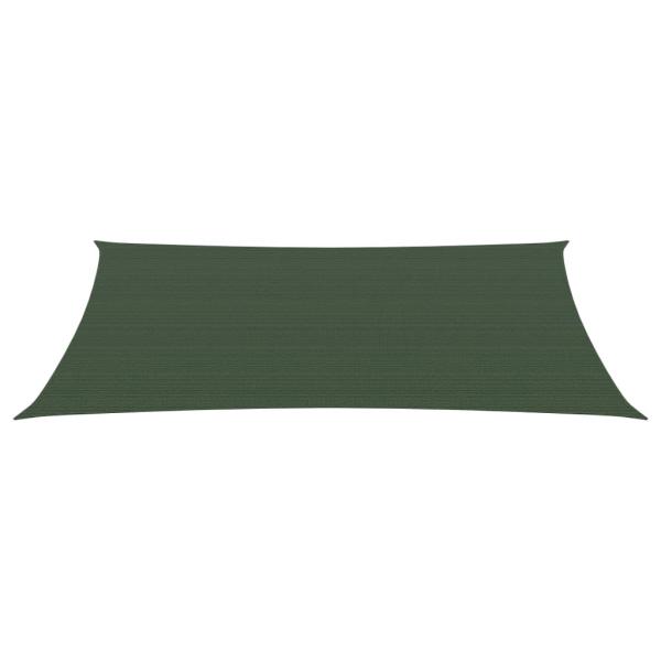 Sonnensegel 160 g/m² Dunkelgrün 4x6 m HDPE