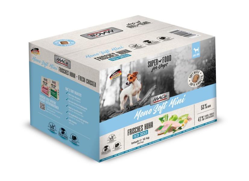 ARDEBO.de MACs Dog Mono Soft Mini Frisches Huhn 12 kg