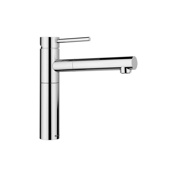 ARDEBO.de Blanco Alta-S II Einhebelmischer, 140 schwenkbarer Auslauf, Niederdruck, chrom (527556)