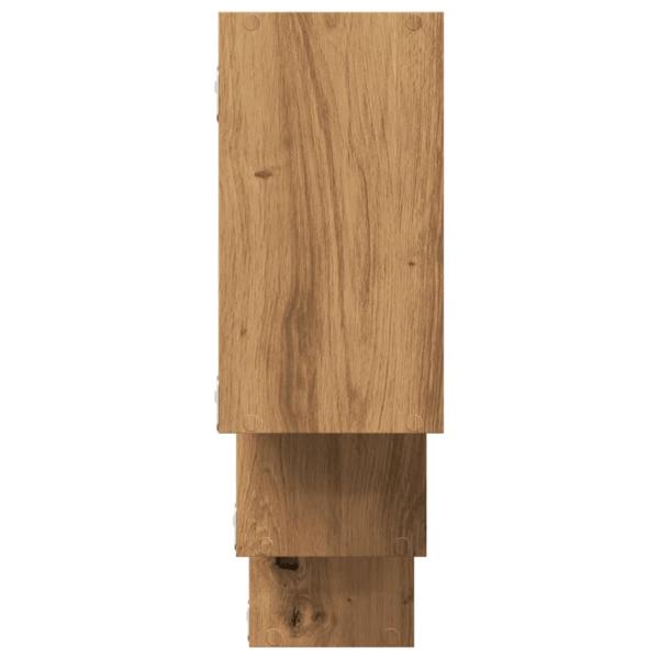 Wandregal Artisan-Eiche 159x18x66 cm Holzwerkstoff